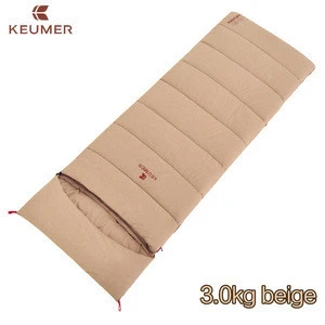 Cotton thicken sleeping bag for 3 seasons use,for adult outdoor/ single person indoor, camping,whole can be washed,KEUMER