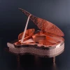 Craft supplies custom metal rose gold piano gifts &amp; craft for home decoration