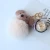 Import Creative Natural Preserve Flower Rose Keychain with fox fur mouse for Mother&#39;s Day Gift from China
