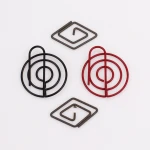 Creative Shaped Metal Paper Clip Bookmark Stationery School Office Supply Paper Clips