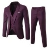 custom 3 pieces pant coat design man suit