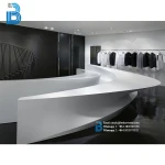 Custom design furniture clothing shop garment shop cash counter design