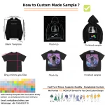 Custom designs made cotton summer 200g graphic men t shirt for sublimation heat transfer printing