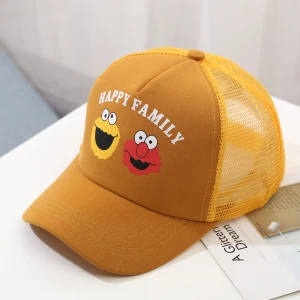 Custom digital printing mesh back cap kid trucker hat