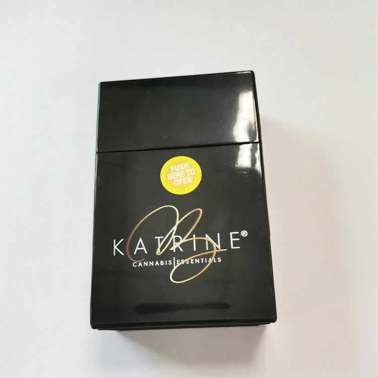 Custom Gift Box Packaging  Plastic Solid Cigarette Case