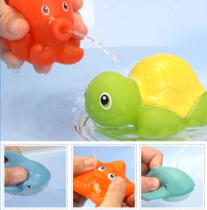 Custom Logo Advertising Promotional Sea Animal Squirt Toy