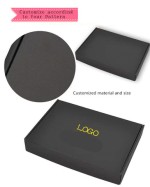 Custom logo Flat Gift pack clothes shipping carton Packaging Paper Folding mailer Box  E flute corrugated cardboard