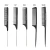 Import custom logo high quality black straight Hair Combs Pro Salon Hairdressing Antistatic Carbon Fiber Comb For Barber Hair Cutting from China