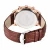 Import Custom logo Mens Luxury Quartz Wrist Watch Chronograph Classic Leather Watches from China