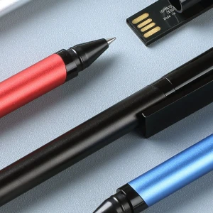 Custom logo metal laser pen shape usb flash drive,3 in 1 stylus pen with usb drive memory stick 2.0  3.0
