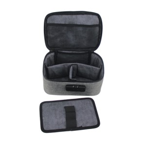 Custom Logo Smell Proof Bag Case Handle Carbon Fiber with Combo Lock OEM And ODM Item Or Color Odor Proof Bags Case