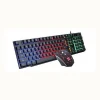 Custom Made Ergonomic Optical Computer USB Wired Gaming Keyboard and Mouse Combo with Led Back Light