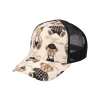 Custom Made Fashion Animal  Embroidery Kids Hats Lovely Trucker Winter Hat Polyester Baseball Cap