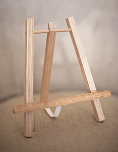 Custom Made Logo and Paint Color Wooden Stand Easel