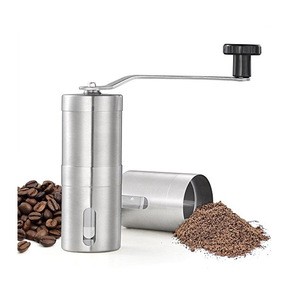 Custom New Mini Stainless Steel Hand Manual Handmade Coffee Bean Burr Grinders Mill Kitchen Tool