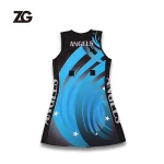 Custom Own Design Sublimation Netball Dress Cheerleading Uniform