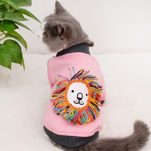 Custom pet clothes and accessories autumn polyester popular designer small cat dog clothes