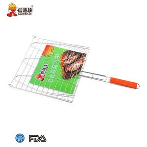 Custom Premium Outdoor 304 Stainless Steel BBQ Wire Mesh Grill Net Food Wire Fish Grill