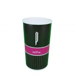 Custom print disposable popcorn paper cup bucket fried chicken paper cup bucket