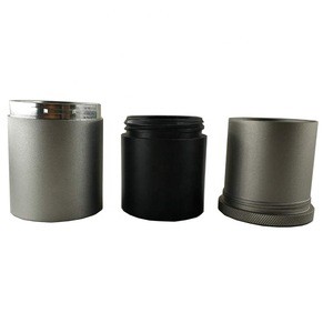 Custom  stainless steel/brass/aluminium material weed tobacco herb grinder by cnc machining