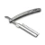 Import Custom steel Metal handle straight razor blades cut throat  barber straight hair cutting razor from China