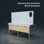 Custom supermarket shelving shoe display checkout counter miniso style shop rack wood tile booth shelf store display racks