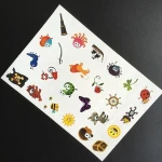 custom temporary tattoos,rainbow temporary tattoo desigsn for kind