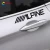 Import Custom windows modified accessories cool waterproof decals Alpine Car Logo reflective car stickers from China