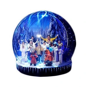 Customize Advertising Inflatable 3m 4m 5m 6m bubble tent Inflatable Snow Globe for Christmas