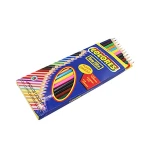 Customized 12 color of color pencil set for school, art class, familty children to draw