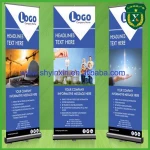 Customized advertising wide screen roll up banner stand/pull up banner/ roller screen display