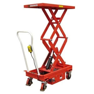 Customized Available Hydraulic Electric Scissor Lift Table Trolley