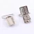 Import Customized Logo Creative Shape 20mm 25mm metal suspender clips for garment from China