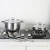 Import Customized logo home 15pcs kitchen cookware set casserole SS saucepan stainless steel kitchen cooking pot cookware set from China