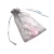 Import Customized logo organza bag gift clear drawstring bags wholesale 2018 from China