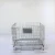 Import Customized mobile storage cage car with wheel metal logistics turnover iron basket folding butterfly cage self weight 65kg from China