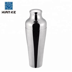Customized printed barware item stainless steel cocktail shaker