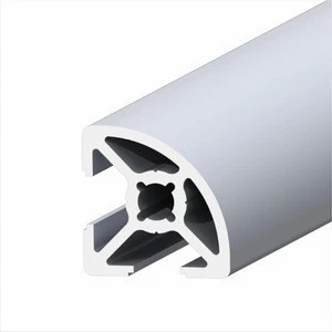 Customized Shapes Aluminium Extruded /1mm-2mm thickness v slot aluminium profiles