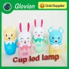 Cute Cup Cartoon Lamp table led lamp for gift animal shape night light