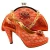 Import Cute high heel italy matching shoes and bag set for wedding party from China