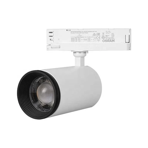 Dali /traic/1-10v Dimmable  15W 24W 32W 45W 10 15 24 36 60 Degree COB LED Track Spot Light with Integrated Driver
