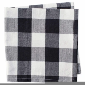 Dark Grey Cotton Kitchen Tea Towel