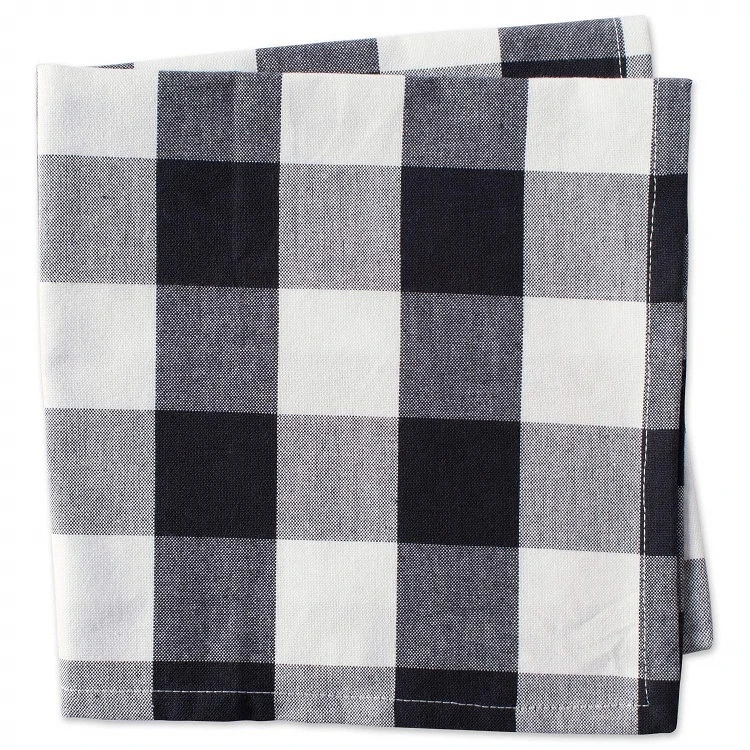Dark Grey Cotton Kitchen Tea Towel