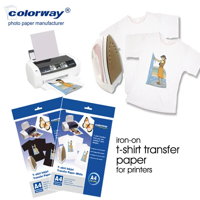Dark T-shirt transfer Paper A4 for 100% Cotton Textile Fabric