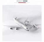 decoration airliner ABS air plane model B747-8 resin craft souvenir for collection