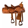 Deep Padded Leather Seat Horse Riding Saddles Made With Cowhide Leather