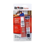 Devcon  52345 Plastic Steel Epoxy - 1 oz. 2-Part Tube for use on all types of metal repairs