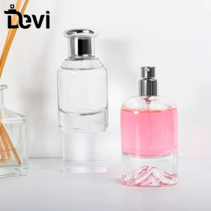 Devi Wholesales Private Label luxury fancy perfume bottles 10ml 15ml 30ml 75ml 100ml empty perfume glass  bottles for sale