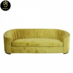 DG Modern Design Home Furniture Living Room Sofa Set 2 Seater Velvet Chaise Lounge Sofa For Sale