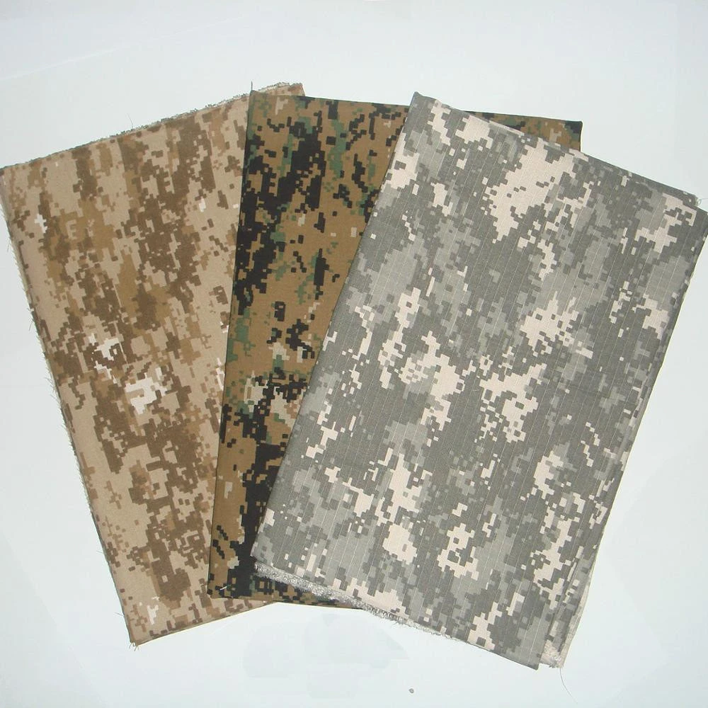 Digital Printed Camouflage Textile fabric for Military Uniform